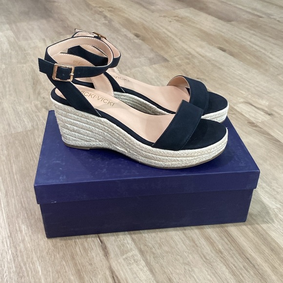 NEW Women’s Vicki Vicki Ankle Strap Espadrilles - Picture 4 of 5